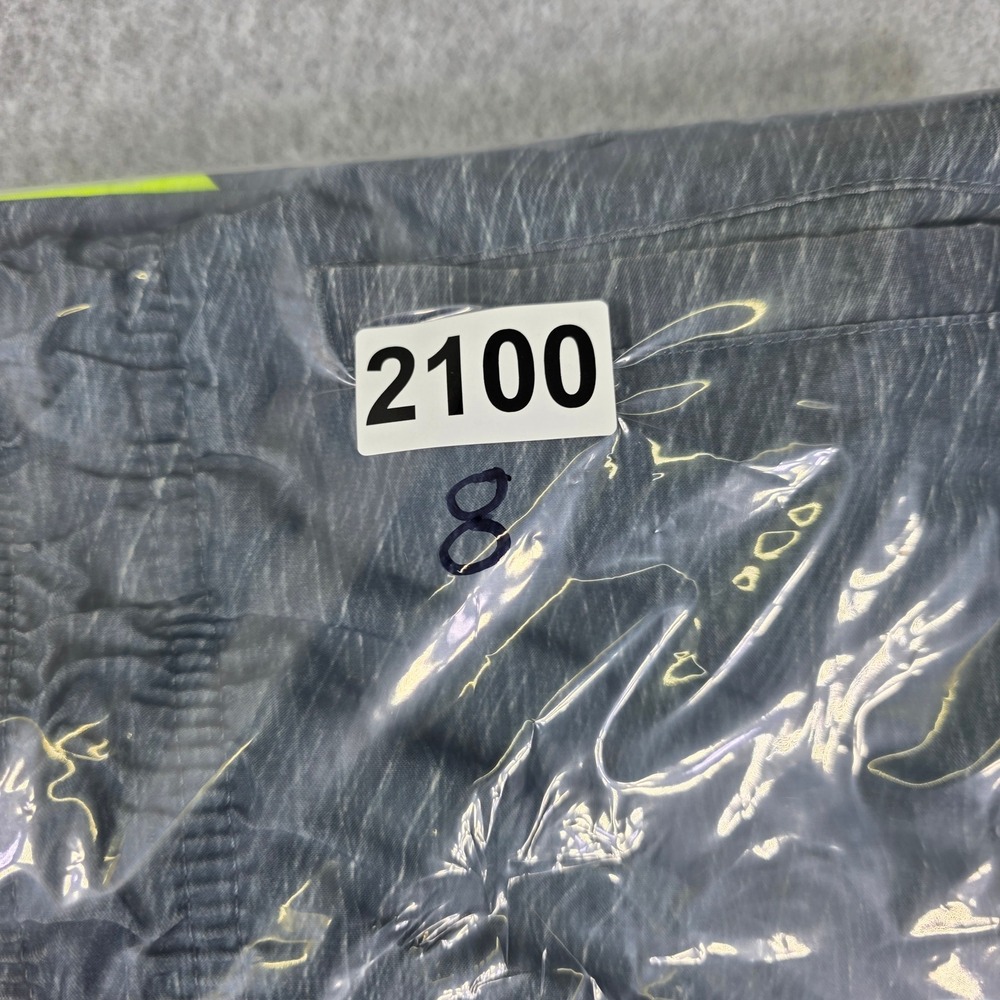 Nike Swim Trunks Men's Size XXL Gray Volt Swoosh Drawstring Active Shorts Beach - Picture 13 of 13